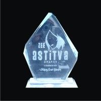 Crystal Trophy - Zee Astitva Award Trophy